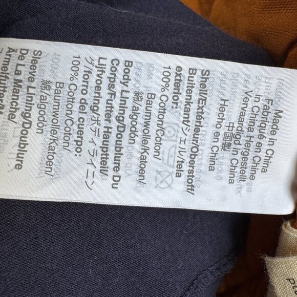 Madewell Quilted Corduroy Walton Jacket | Women's | Color: Orange / Brown | Size - Picture 6 of 6